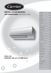 Carrier 42NQV007 MM Serie Manual De Instalación