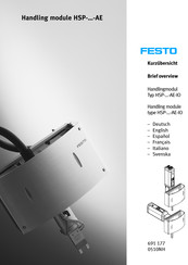 Festo HSP-AE-IO Serie Manual De Instrucciones