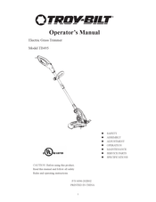 Troy-Bilt TB495 Manual Del Operador