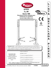 Rotary 700 Serie Manual De Instrucciones