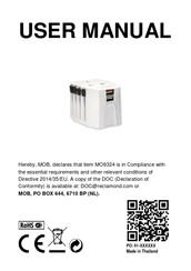 Skross MUV USB Serie Manual Del Usuario