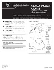 GE RAVHW3 Instrucciones De Instalación