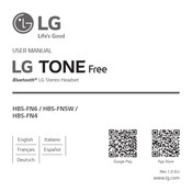 LG TONE Free HBS-FN5W Manual De Usuario