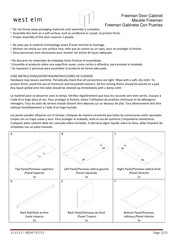 West Elm 725721 Manual De Instrucciones