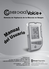 Simple Diagnostics Clever Choice Voice + Manual Del Usuario