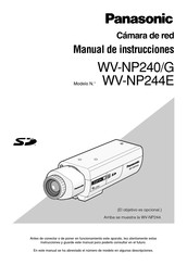 Panasonic WV-NP244E Manual De Instrucciones
