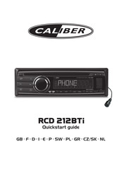 Caliber RMD 212BT Guia De Inicio Rapido