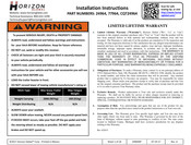 Horizon Global CQT2496 Instrucciones De Instalación