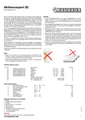 Bauhaus 22268501 Instrucciones De Montaje