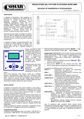 Comar Condensatori BMR 6 Serie Instrucciones De Instalación Y Funcionamiento