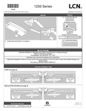 LCN 1250 Serie Instrucciones De Instalación