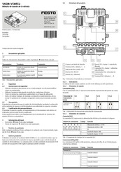 Festo VAEM-VS8RS2 Instrucciones De Instalación