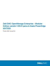 Dell EMC PowerEdge MX7000 Guia Del Usuario