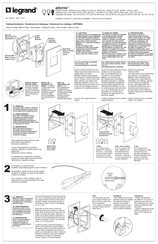 Legrand adorne ADPD453L Instrucciones De Instalación