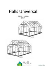 Halls Greenhouses Halls Universal 128 SD Manual Del Usuario