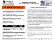 Horizon Global 36661 Instrucciones De Instalación