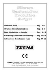 Tecma Saninautico Instrucciones De Instalacion Y Uso