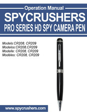 SPYCRUSHERS PRO CR208 Manual De Operación