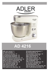 Adler europe AD 4216 Manual De Uso