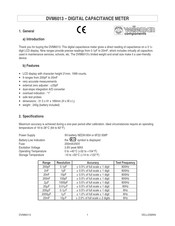 Velleman DVM6013 Manual Del Usuario
