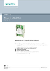 Siemens FCA1209-Z1 Manual De Instrucciones