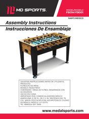 MD SPORTS FS054Y19001 Instrucciones De Ensamblaje