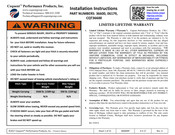 Cequent Performance Products CQT36600 Instrucciones De Instalación