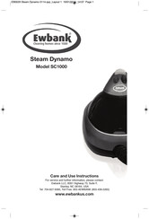 Ewbank Steam Dynamo SC1000 Instrucciones De Uso