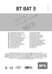 BFT BT BAT 3 Instrucciones De Instalación