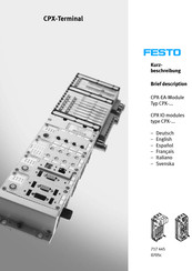 Festo PBE-K-CPX-EA Serie Manual De Instrucciones