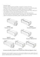 Smeg SMSC01 Manual Del Usuario