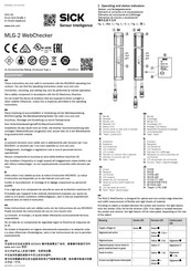 Sick MLG-2 WebChecker Manual De Instrucciones