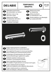 Delabie TEMPOMATIC Manual De Instrucciones