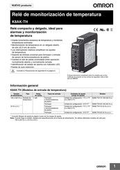 Omron K8AK-TH Manual De Instrucciones