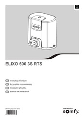 SOMFY ELIXO 500 3S RTS Manual De Instalación