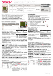 Circutor RGU-10 Manual De Instrucciones