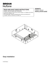 Broan-NuTone RDMWT2 Guia De Instalacion