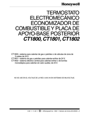 Honeywell CT1801 Manual Del Usuario