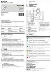 Festo MSE6-C2M Instrucciones. Utilización