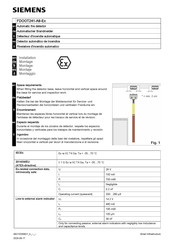 Siemens FDOOT241-A9-Ex Montaje