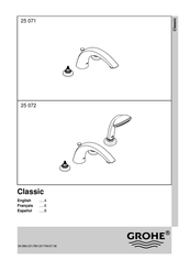 Grohe Classic 25 072 Manual Del Usuario