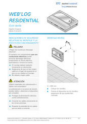 Meteo Control WEB'LOG RESIDENTIAL Guía Rápida