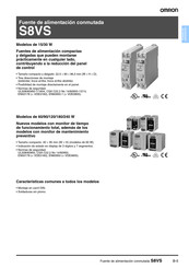 Omron S8VS-12024AP Hoja De Especificaciones