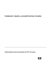 HP Compaq Instalación Rápida Y Procedimientos Iniciales