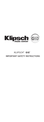 Klipsch GiG Manual De Instrucciones