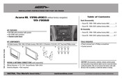 Metra Acura RL 99-7806B Instrucciones De Instalación