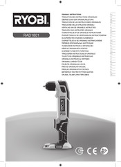 Ryobi RAD1801 Traducción De Las Instrucciones Originales