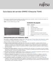 Fujitsu SPARC Enterprise T5440 Guía Básica