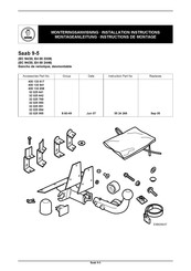 Saab 400 133 641 Instructions De Montage