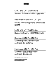 Digital Equipment Corporation LN17ps Guía De Actualización De Software